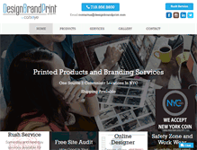 Tablet Screenshot of designbrandprint.com